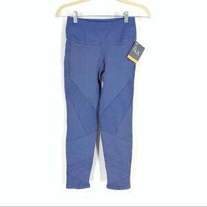 NUX Large Compression Leggings Periwinkle Blue Women's Large NWT